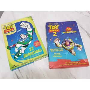 Vintage Disney Pixar Toy Story 1‎ & Toy Story 2 Valentines Classroom Cards lot 2